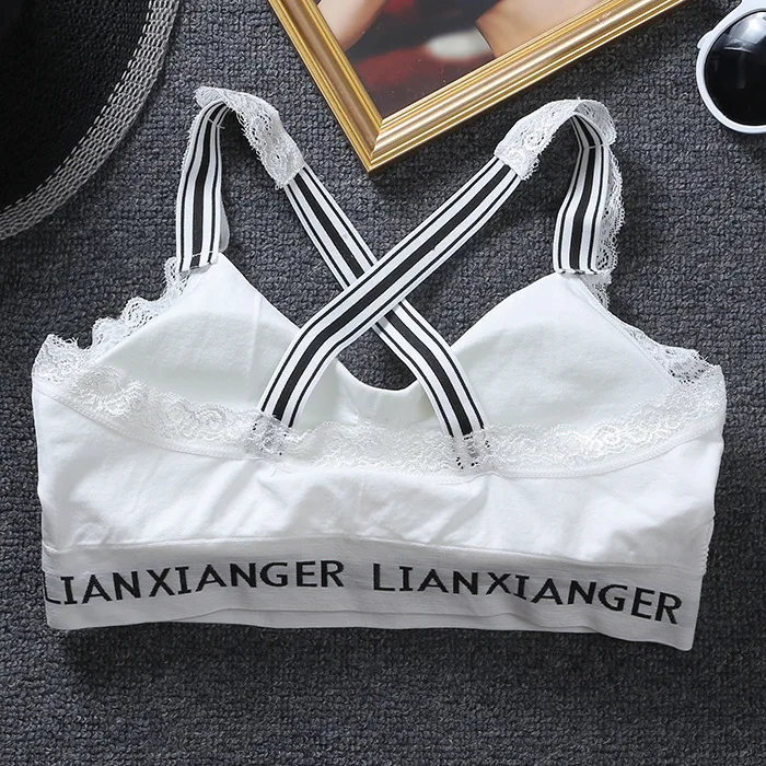 Women Sports Crop Top Padded Bra Fitness Stretch Brassiere Women's Workout Sport Bras | Спорт и развлечения