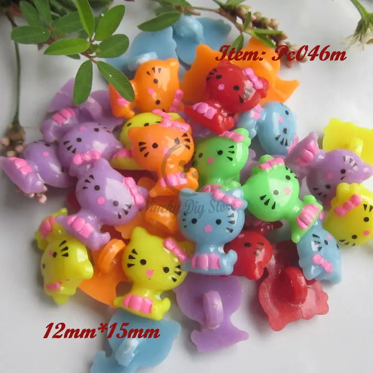 120 шт./лот Мини-кнопка в виде кошки для скрапбукинга швейные пуговицы детской