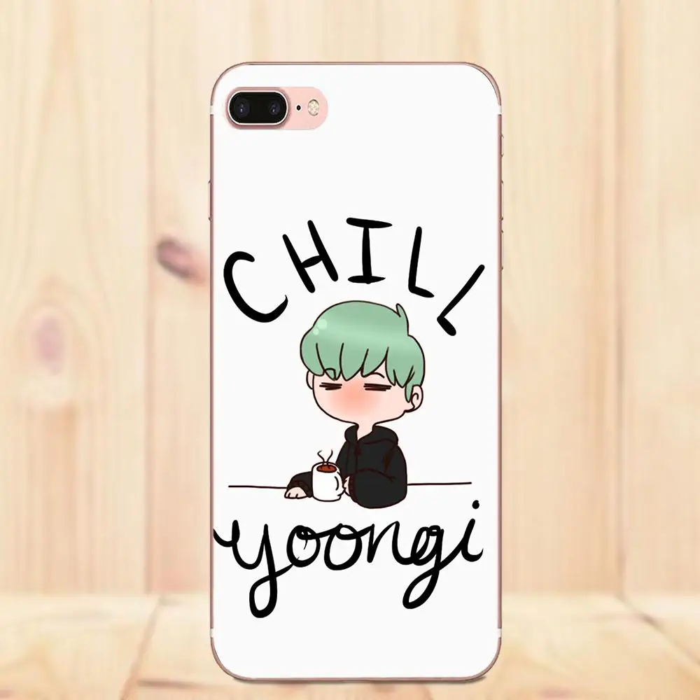 Maerknon мин Yoongi Мягкий ТПУ Новое поступление для Sony Xperia Z Z1 Z2 Z3 Z4 Z5 compact Mini Premium M2 M4 M5 T3 E3