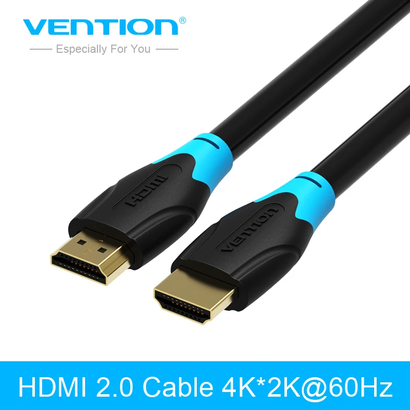 Позолоченный HDMI кабель Vention 4K * 2K с ультра высоким разрешением для ТВ Blu Ray Игровая