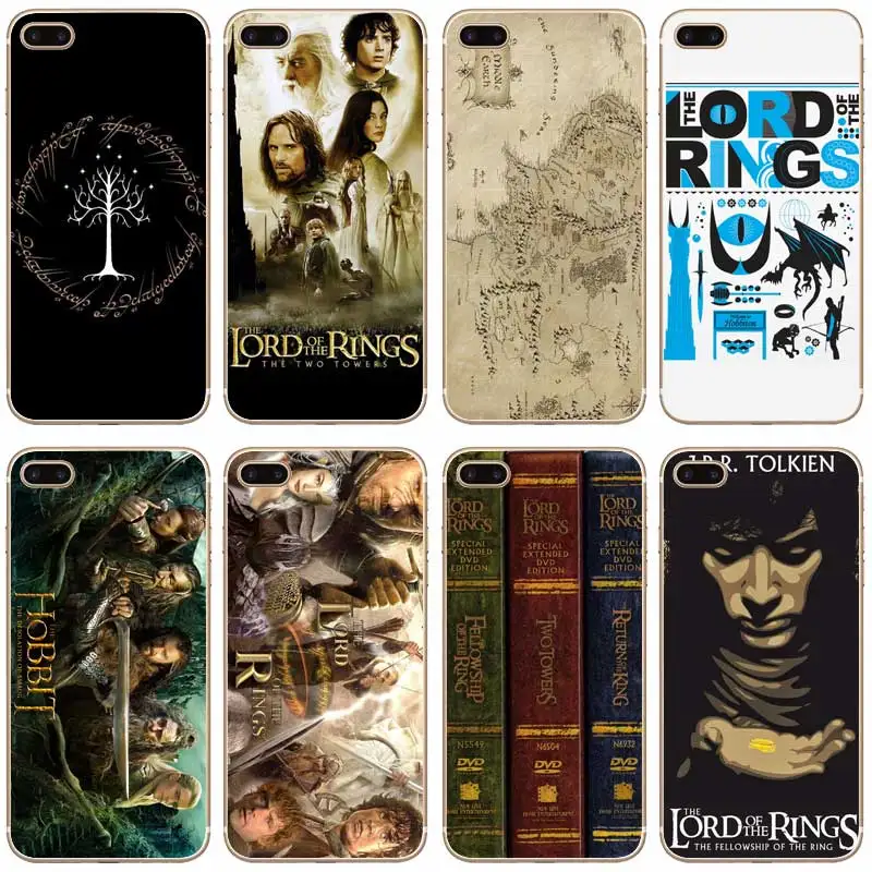 H303 The Lord Of Rings Hobbit Transparent Hard Thin Case Cover For Apple iPhone XR XS Max 4 4S 5 5S SE 5C 6 6S 7 8 X Plus |