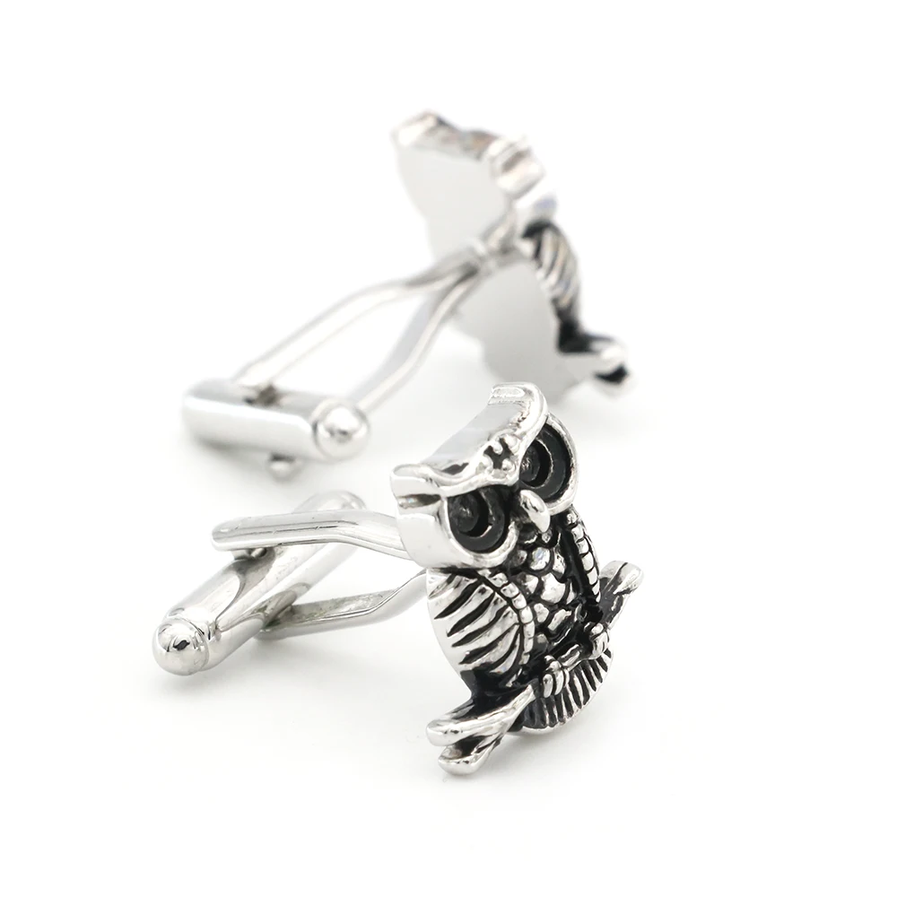 iGame New Arrival Cuff Links Vintage Owl Design Quality Brass Material Fashion Cufflinks Free Shipping | Украшения и аксессуары