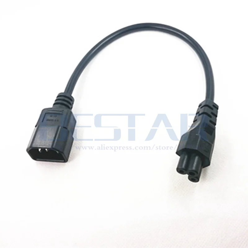 IEC 320 C14 штекер для C5 Женский адаптер кабель 3 Pin папа PDU Блок питания конвертер
