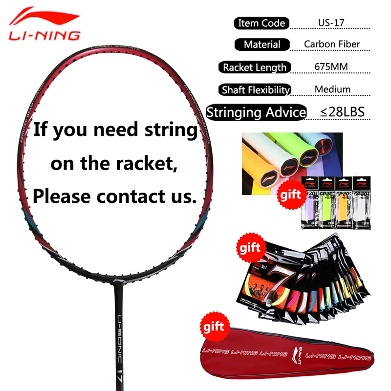 Li Ning новые оригинальные профессиональные высококачественные карбоновые ракетки