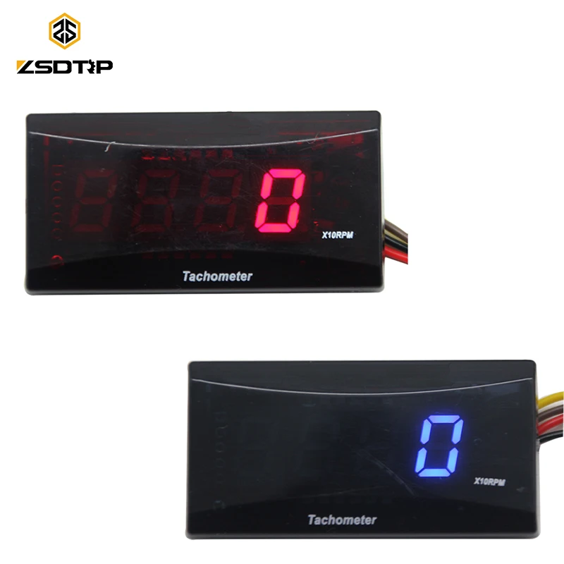 Мини Измеритель оборотов в минуту ZSDTRP тахометр с цифровым ЖК дисплеем для