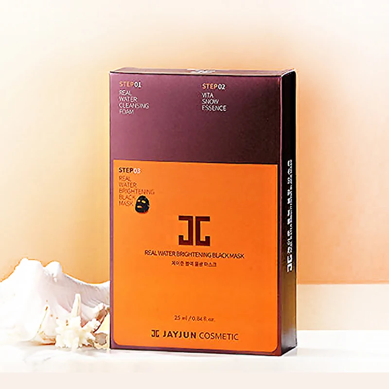 10pcs JAYJUN Korea Facial mask Moisture Black Mask Pack 3STEP Replenishment Shrink Pores | Красота и здоровье