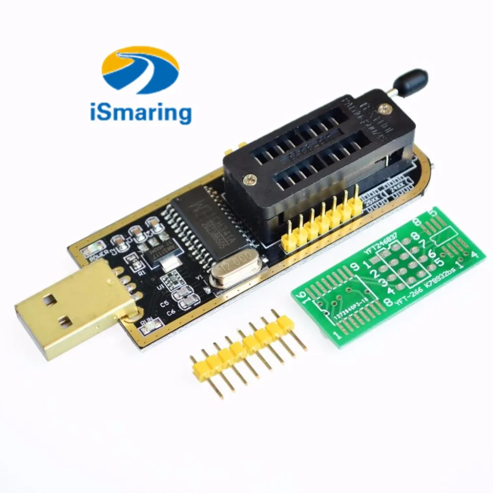 Официальная серия iSmaring CH341A 24 25 EEPROM Flash BIOS USB программатор с программным