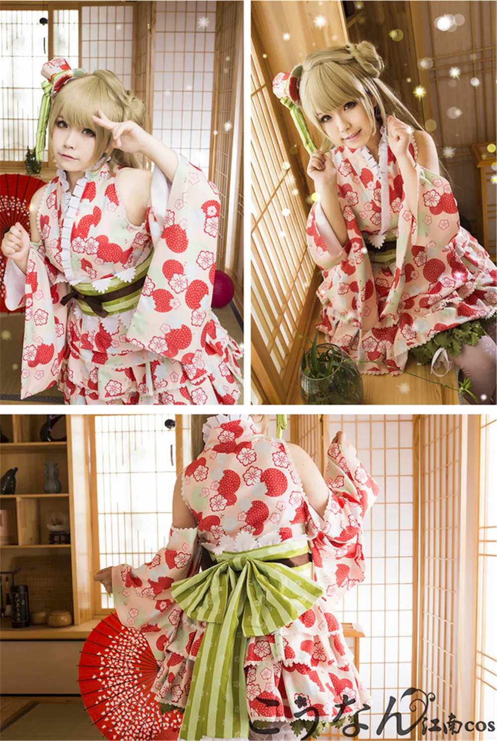 Новинка 2016 года Лидер продаж милое кимоно с изображением минами Котори халат