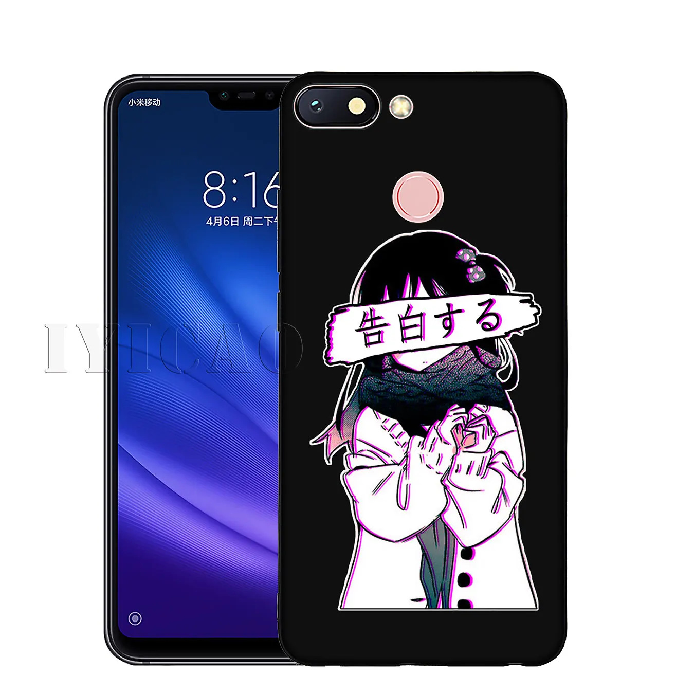 IYICAO LEWD Sad японский аниме Эстетическая статуя мягкий чехол для Xiaomi Redmi K20 8A 7A 6A 5A S2 4X