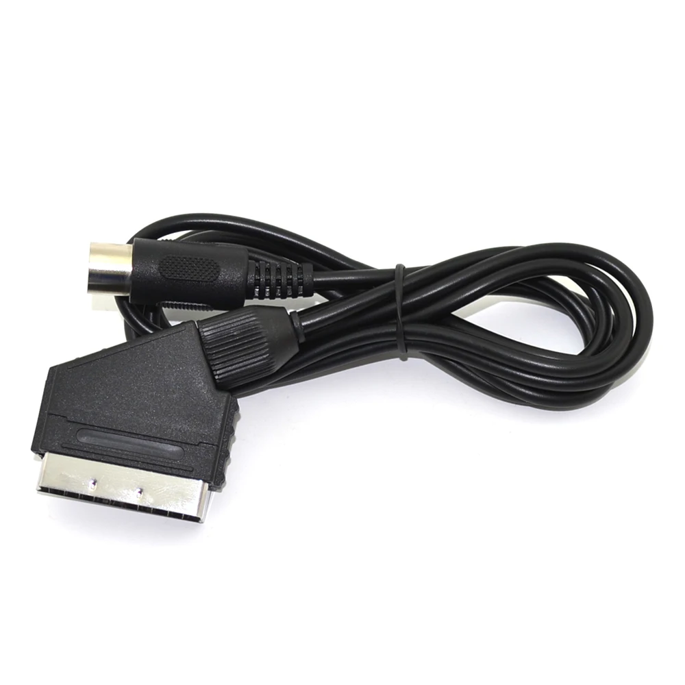 100 шт. NTSC V Pin Scart кабель AV свинец для SEGA Mega Drive 1 Genesis 1|Кабели| |