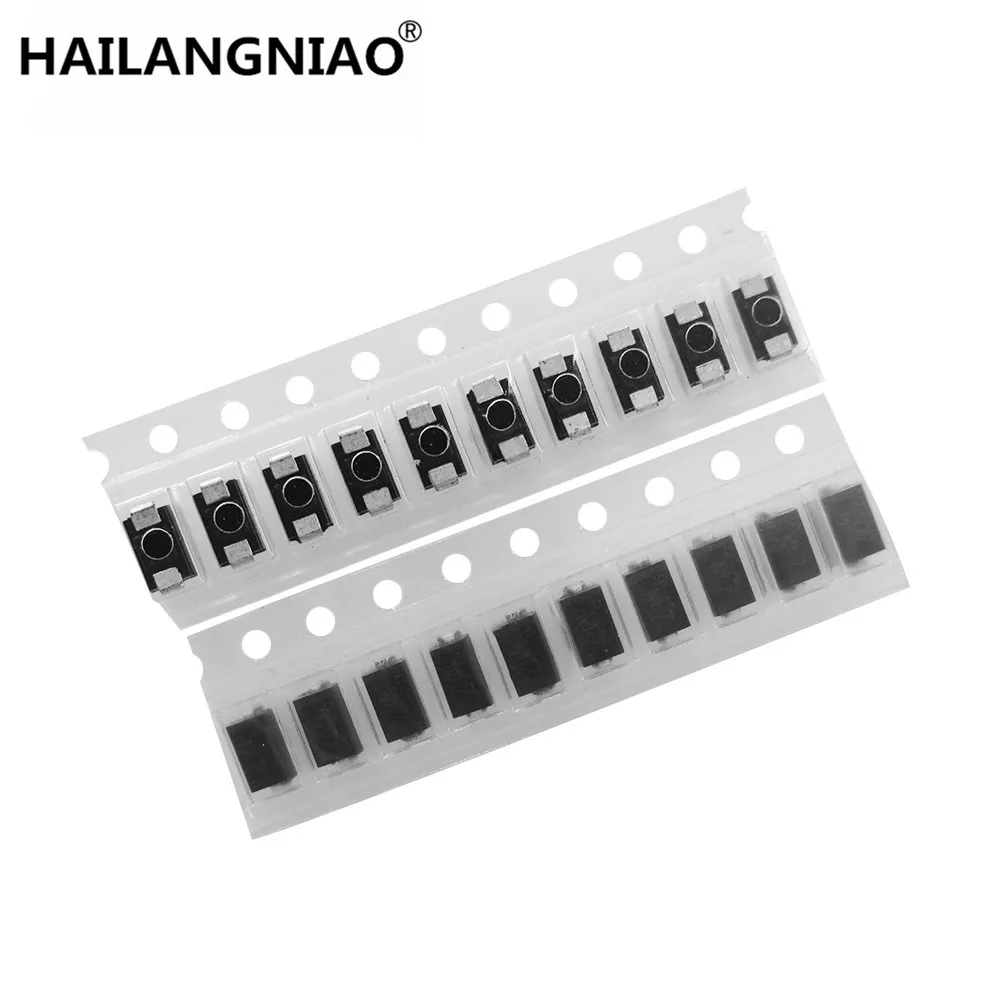 

100 шт. диод M7 1N4007 SMD 1A 1000 В IN4007 выпрямительный диод