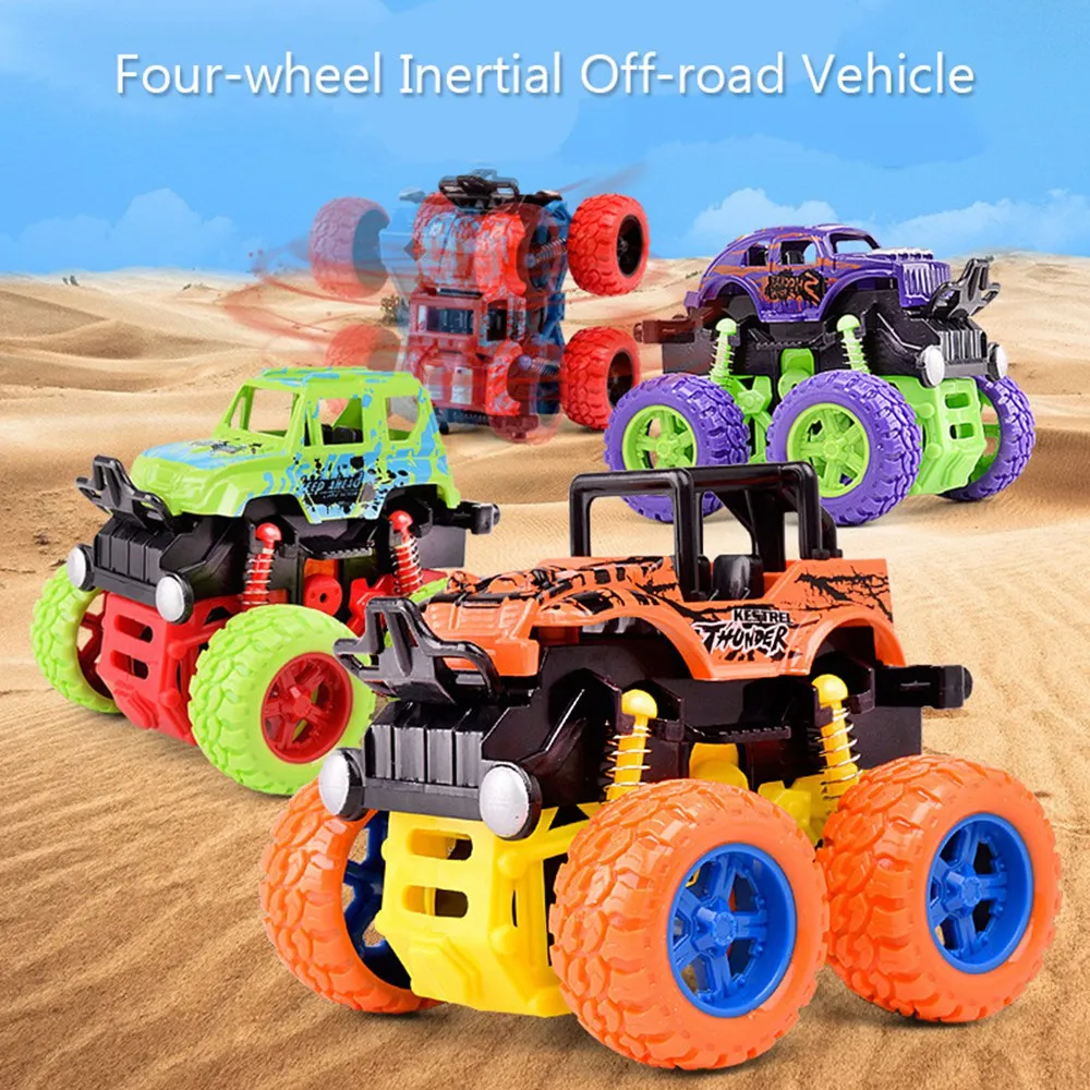 Инерционный мини-внедорожник Hot Wheels четыре колеса пластиковый детский