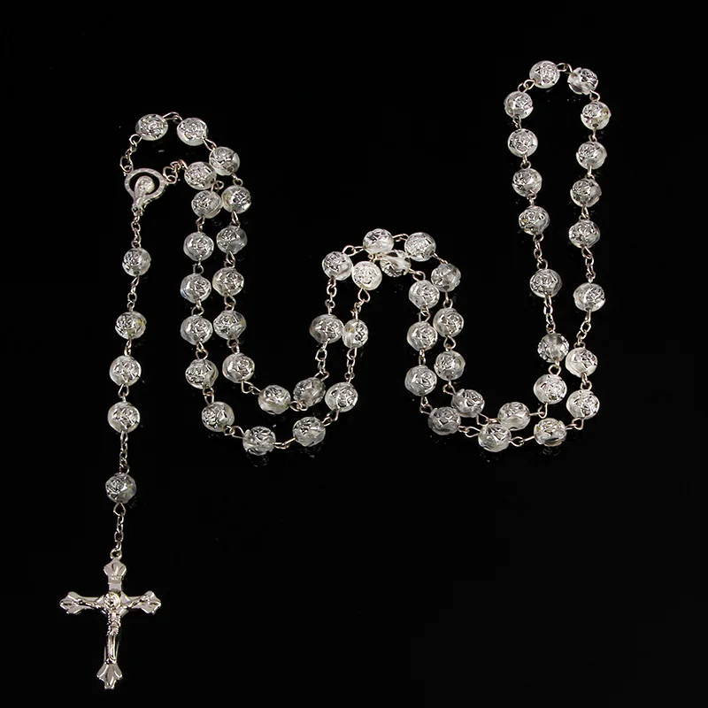 2021 католическое подарок Иисуса Христа крест четки оптом по низкой цене Цепочки и
