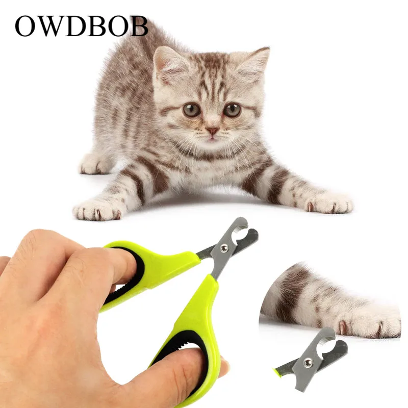 OWDBOB кусачки для когтей домашних животных собака кошка Ноготь Маникюрный Инструмент ножницы собака ногти триммер резак котенок щенок коготь инструмент для ухода