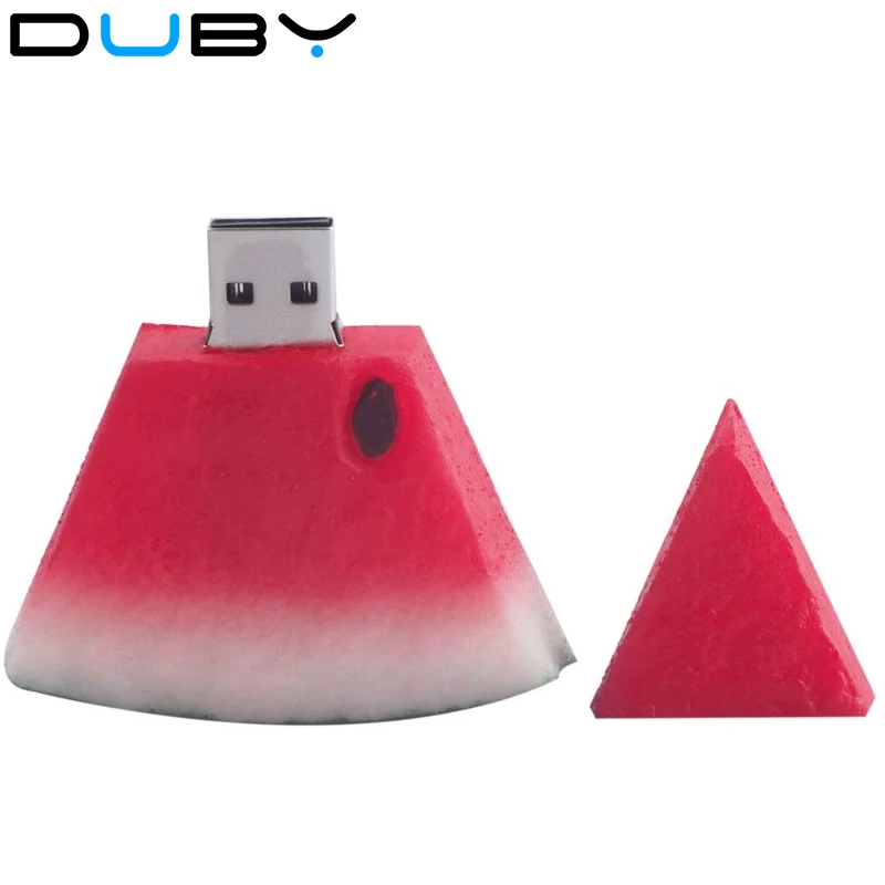 Силиконовый usb флеш накопитель в виде арбуза 64 ГБ 32 16 8 4 Гб|flash drive memory stick|memory