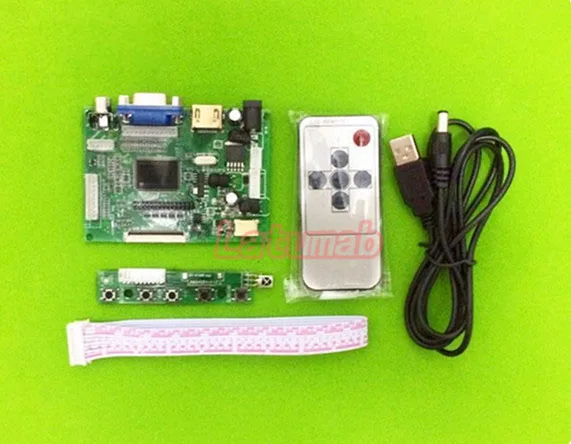 ЖК экран Latumab плата драйвера для Raspberry Pi AT080TN52 HDMI VGA AV LVDS автомобиля проекция по