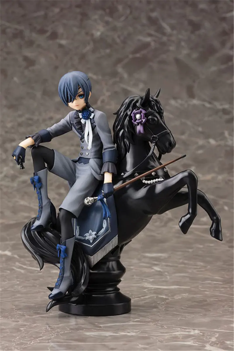 

18cm KT052 Black Butler Book Of Circus Kuroshitsuji Ciel PVC Action Figure CollectiblePhantomhiv Model Toy
