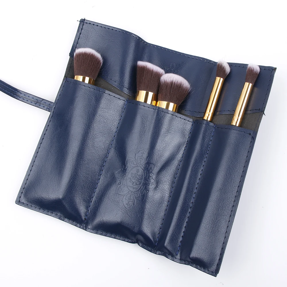 Женская винтажная косметичка из искусственной кожи для макияжа чехол карандаш
