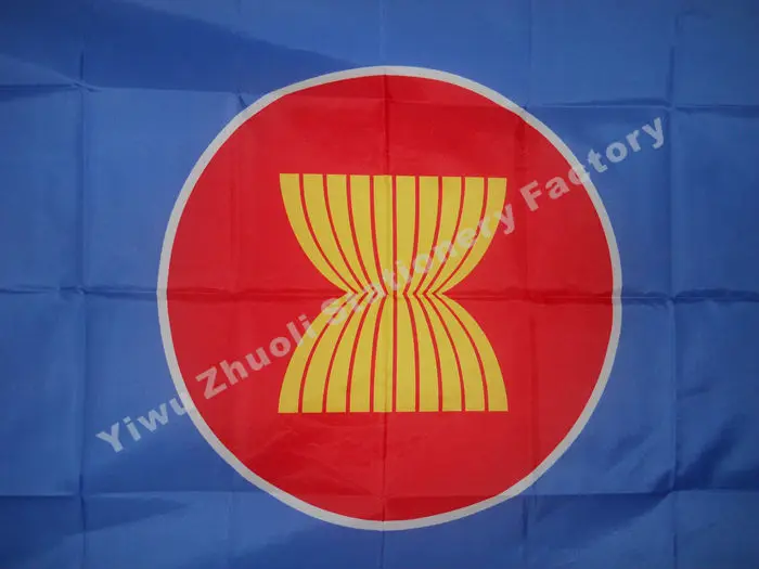 Флаги Союза стран Южной Азии -ASEAN 150x90 см -3x5 футов 120 г 100D полиэстер | Флаги, баннеры и аксессуары -32229463889
