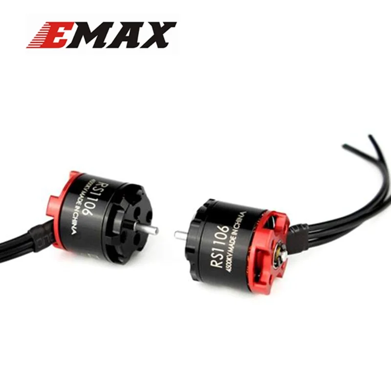 Оригинальный EMAX RS1106 4500KV 6000KV 7500KV бесщеточный микро-двигатель CW Thread для RC FPV Racer