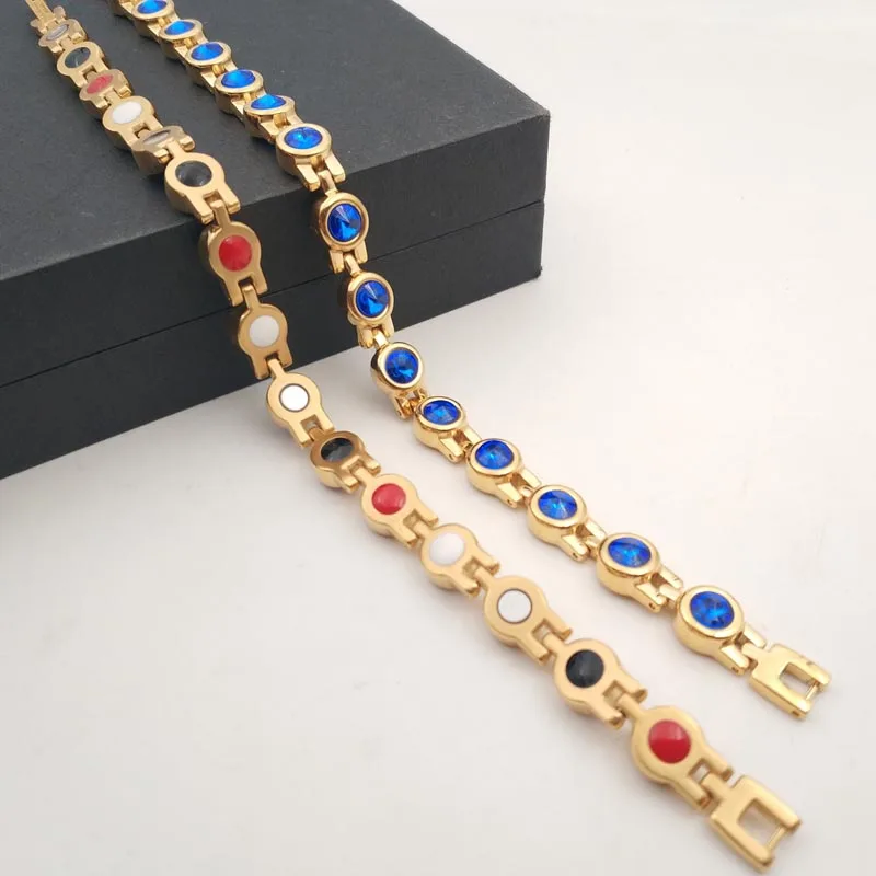 

High-end try pop ladies energy bracelet Far-infrared anion gold bracelet Bracelet for all-weather wear