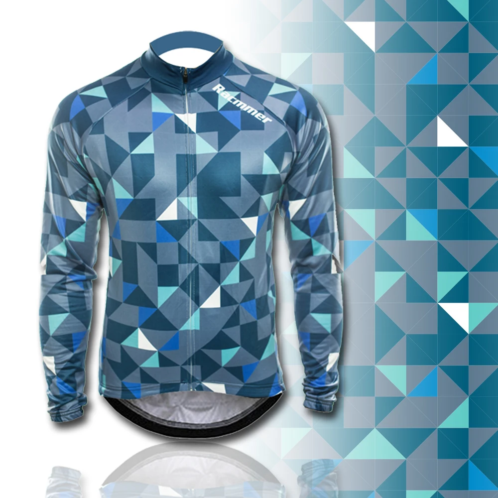 Racmmer теплый 2020 Pro зимний термальный флис Велоспорт Джерси Ropa Ciclismo Mtb с длинным
