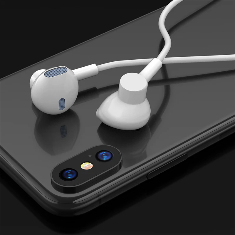 Проводные наушники AWI 3 5 мм с микрофоном басами для iPhone 6 6s Samsung Xiaomi auriculares fone de