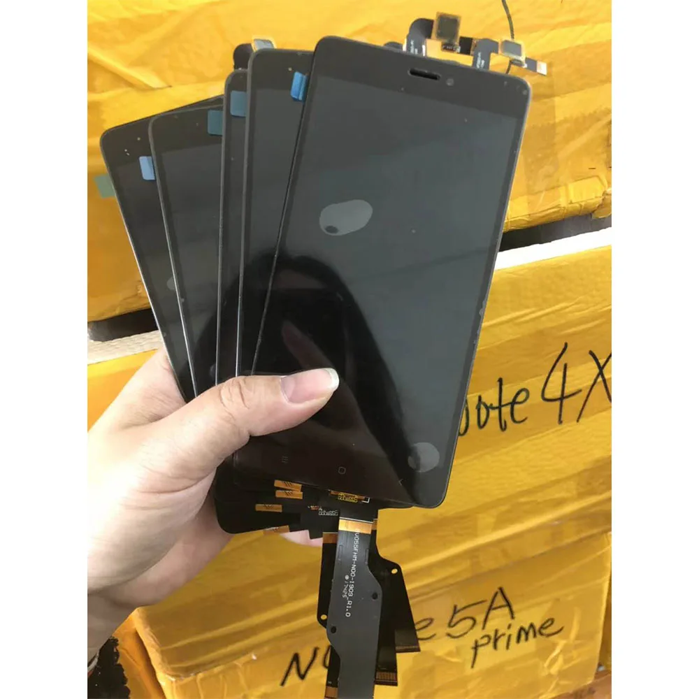 ЖК экран для Xiaomi Redmi Note 4 сенсорная панель дигитайзер в сборе 4X дисплей MTK версия