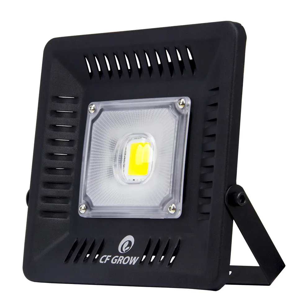 CF Grow Светодиодный прожектор светильник Водонепроницаемый IP67 30 Вт 50 Вт 100 Вт светодиодной матрицы COB Светодиодный прожектор светильник 110V 220V Открытый стены светодиодное освещение для сада