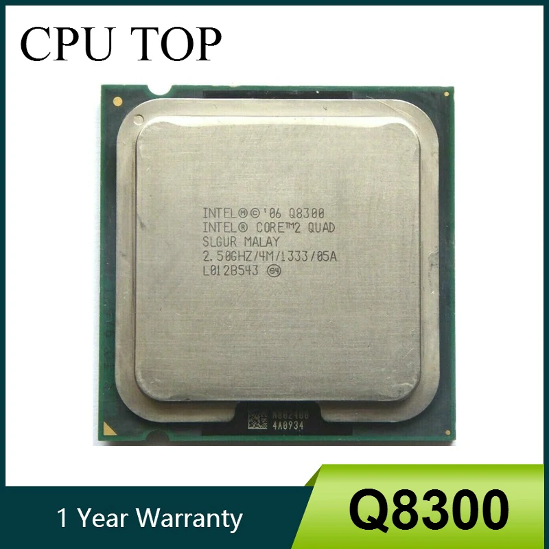 Четырехъядерный процессор Core 2 Q8300 5 ГГц 4 МБ 1333 МГц разъем 775 процессор|775 cpu|socket cpucore