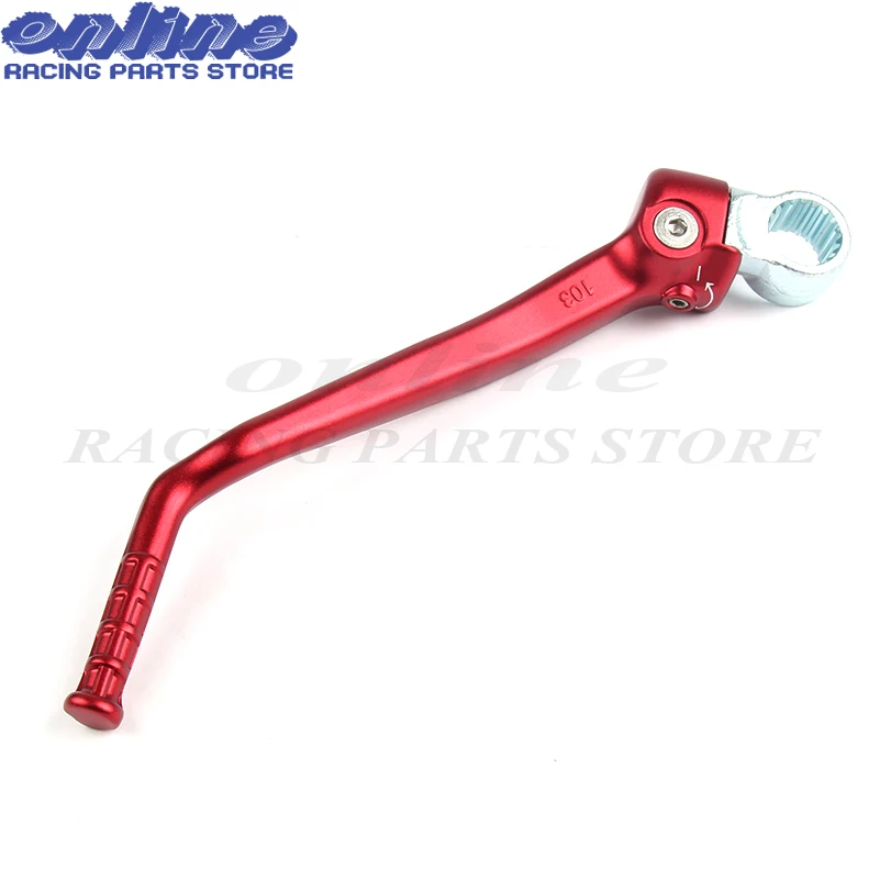 Новый кованый стартовый рычаг для CRF150R CRFR150 07-20 мотокросса Dirt Bike Off Road Red |