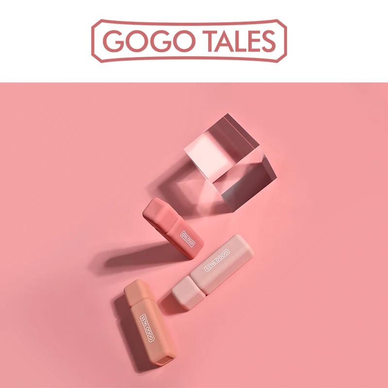 Gogo tales увлажняющий оттенок для губ зеркальный эффект блеск водостойкая