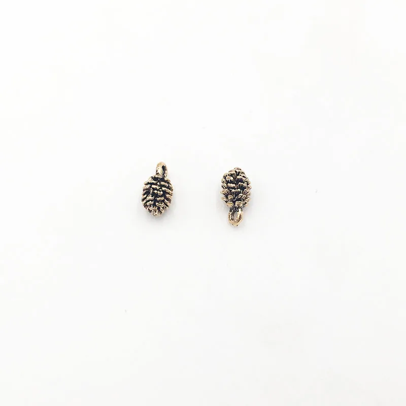 5 шт./лот высокое качество античное золото сосновый конус подвески сплав металл