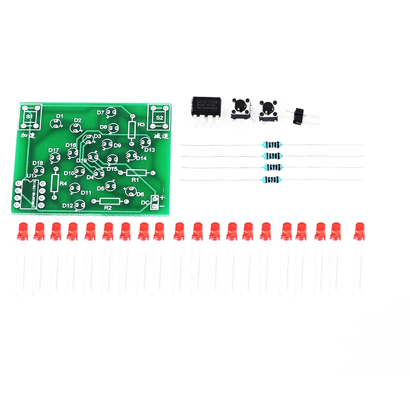 DIY Kit Электронная мельница набор DC 5V смешная для практики Регулируемая Скорость MCU