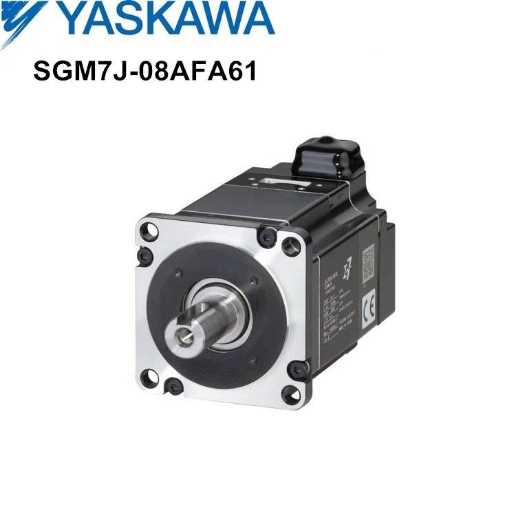 

SGM7J-08AFA61 750W YASKAWA servo motor high quality new and original Yaskawa sigma-7 SGM7 series servomotor