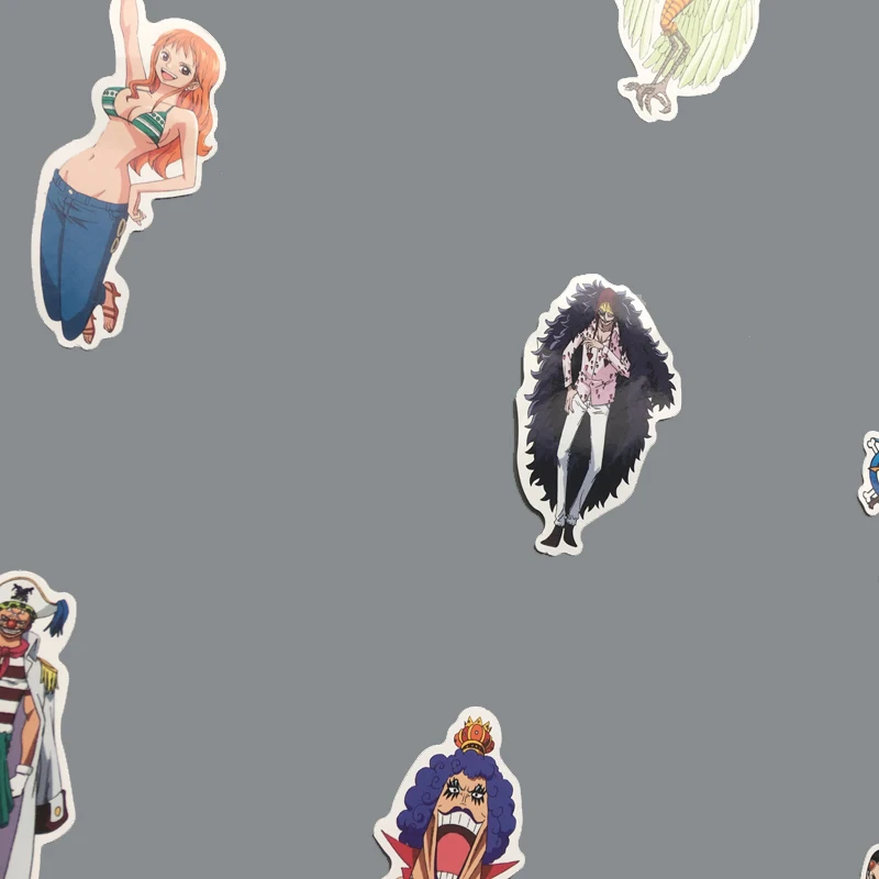 75 шт. японского аниме ONE PIECE Luffy наклейки для самодельный скейтборд Дорожный Чехол для ноутбука PS4 гитара Nami Zoro ПВХ водостойкие Переводные картинки