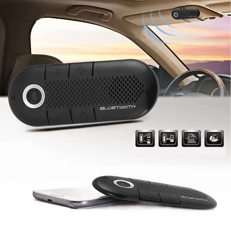 Универсальный беспроводной динамик для телефона Bluetooth 3 0 автомобильный комплект