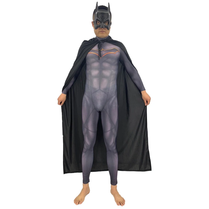 Костюм Бэтмена Темного рыцаря для взрослых супергерой zentai костюм боди