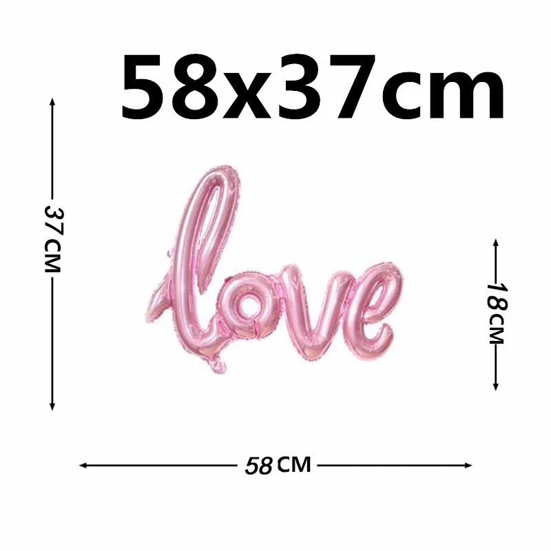 small pink 1 шт. Свадебные украшения Воздушные шары большая любовь и бриллиантовое кольцо розовое платье фольга шары с днем рождения украшения игрушки для взрослых - Цвет: small pink