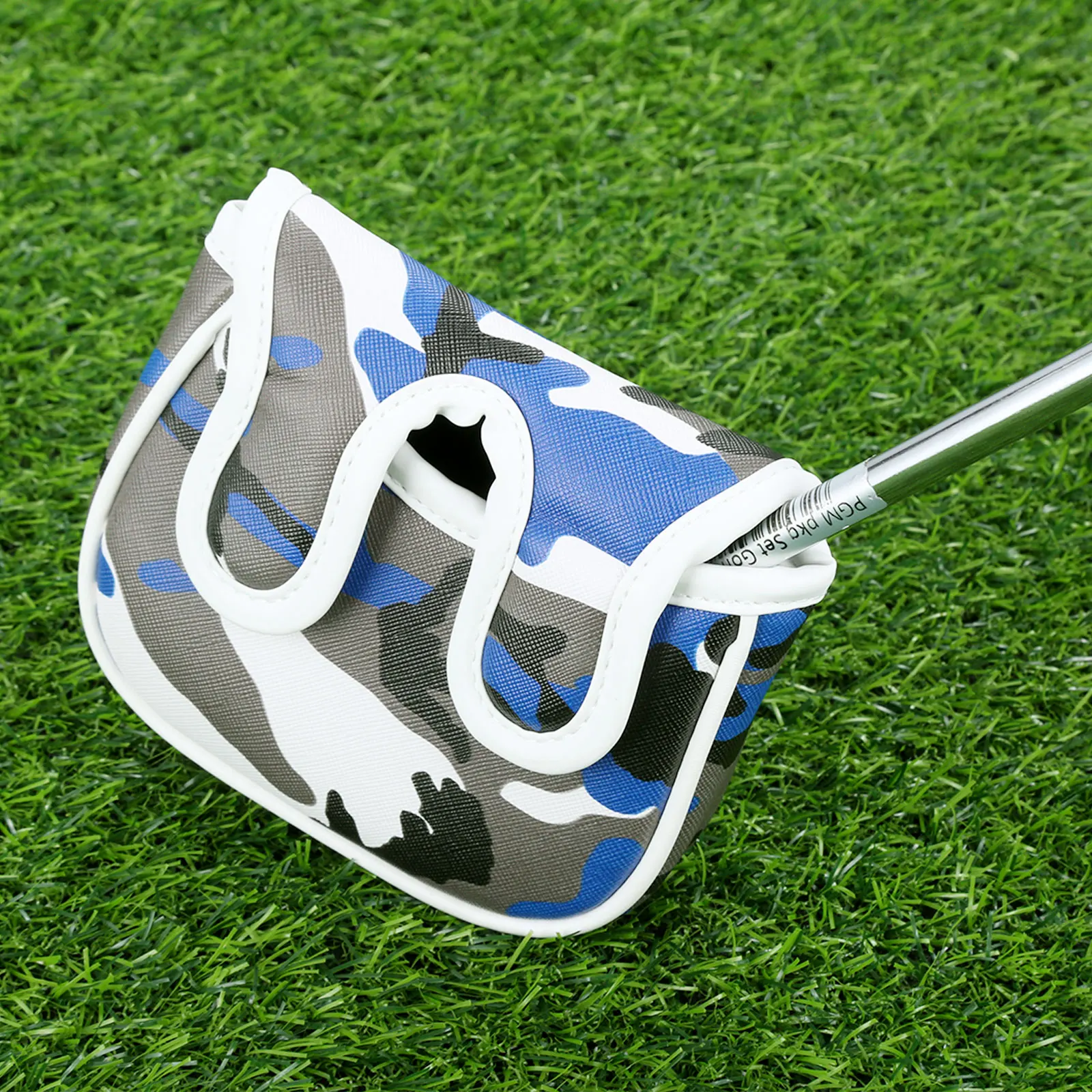 1 шт. камуфляжная Магнитная накладка на голову для гольфа в квадратном стиле