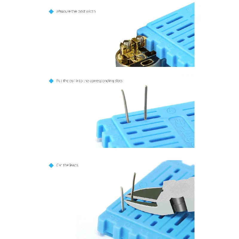 Оригинальный Hugsvape катушки провода для обрезки инструмент измерения Post ширина