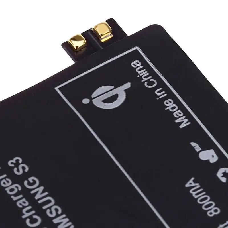 Qi беспроводной зарядный приемник для Samsung Galaxy S3 S4 S5 Note 2 3 4 Cooper Coil 5V 800mAh выход