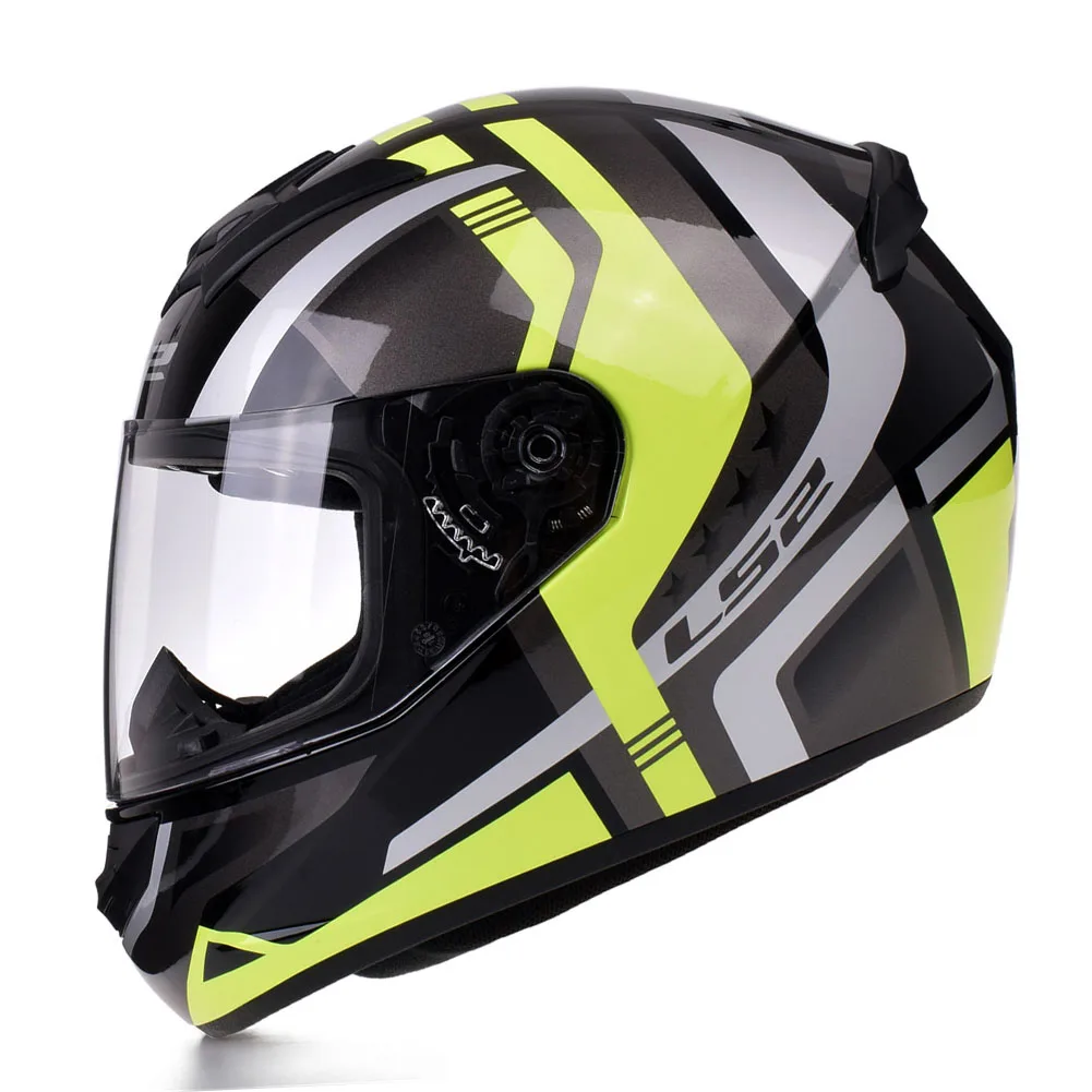 LS2 полный лицо гоночный мотоциклетный шлем Capacete Casque Casco Moto Kask шлемы Caschi Motociclista