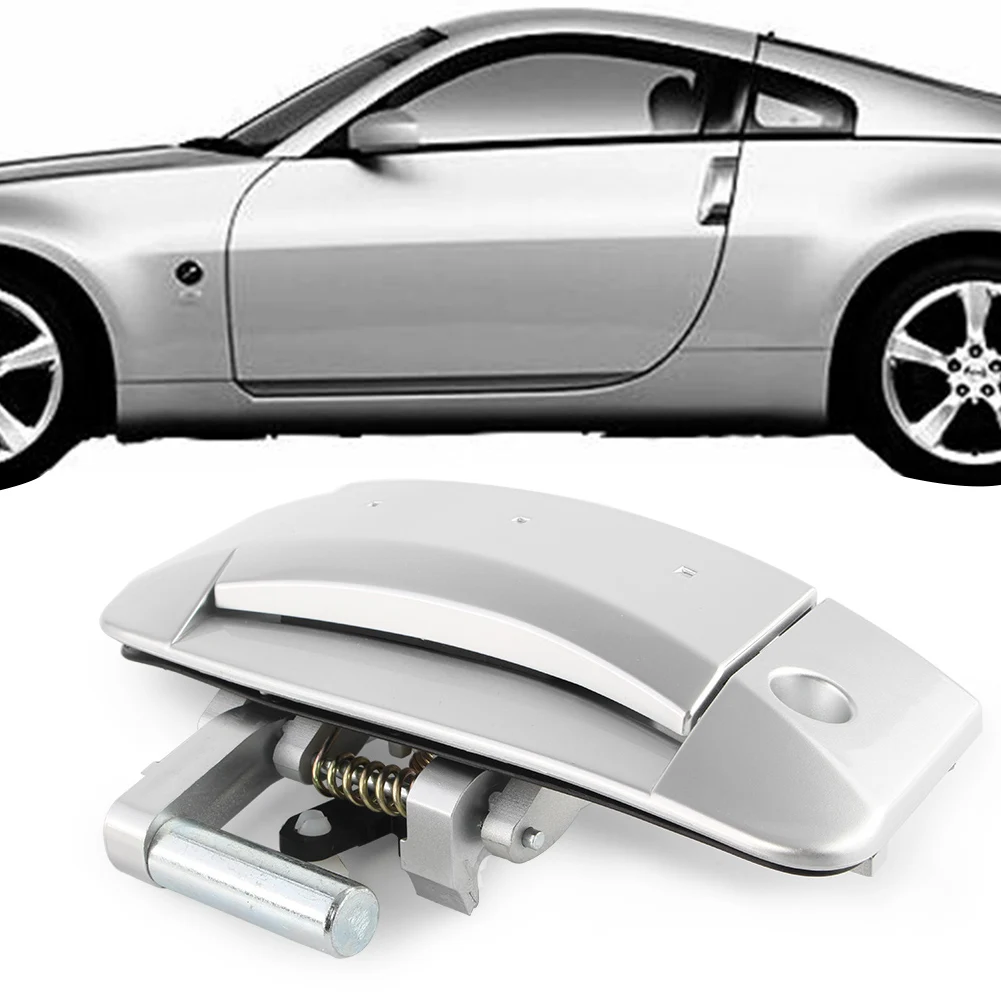 Передний левый внешний Silver дверные ручки для 2003 2004 2005 2006 2007 2008 2009 Nissan 350Z 350 Z левый Драйвер