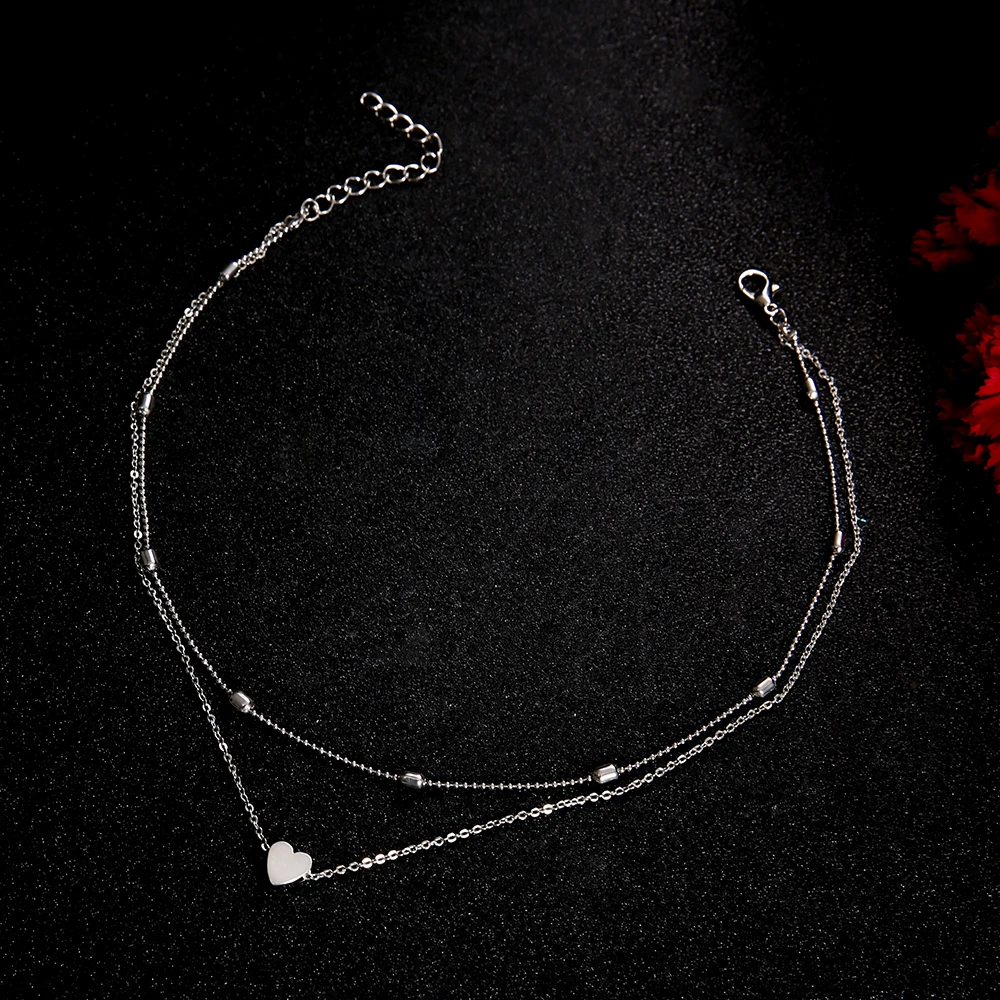 Новое поступление винтажное ожерелье Jewdy с подвеской в форме сердца ювелирные