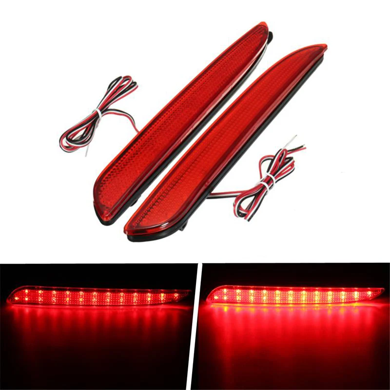 HEHEMM 2 X 24 LED Car Rear Light Stop Brake Turning Lamps Tail Lights for Mazda 3 2010-2013 | Автомобили и мотоциклы