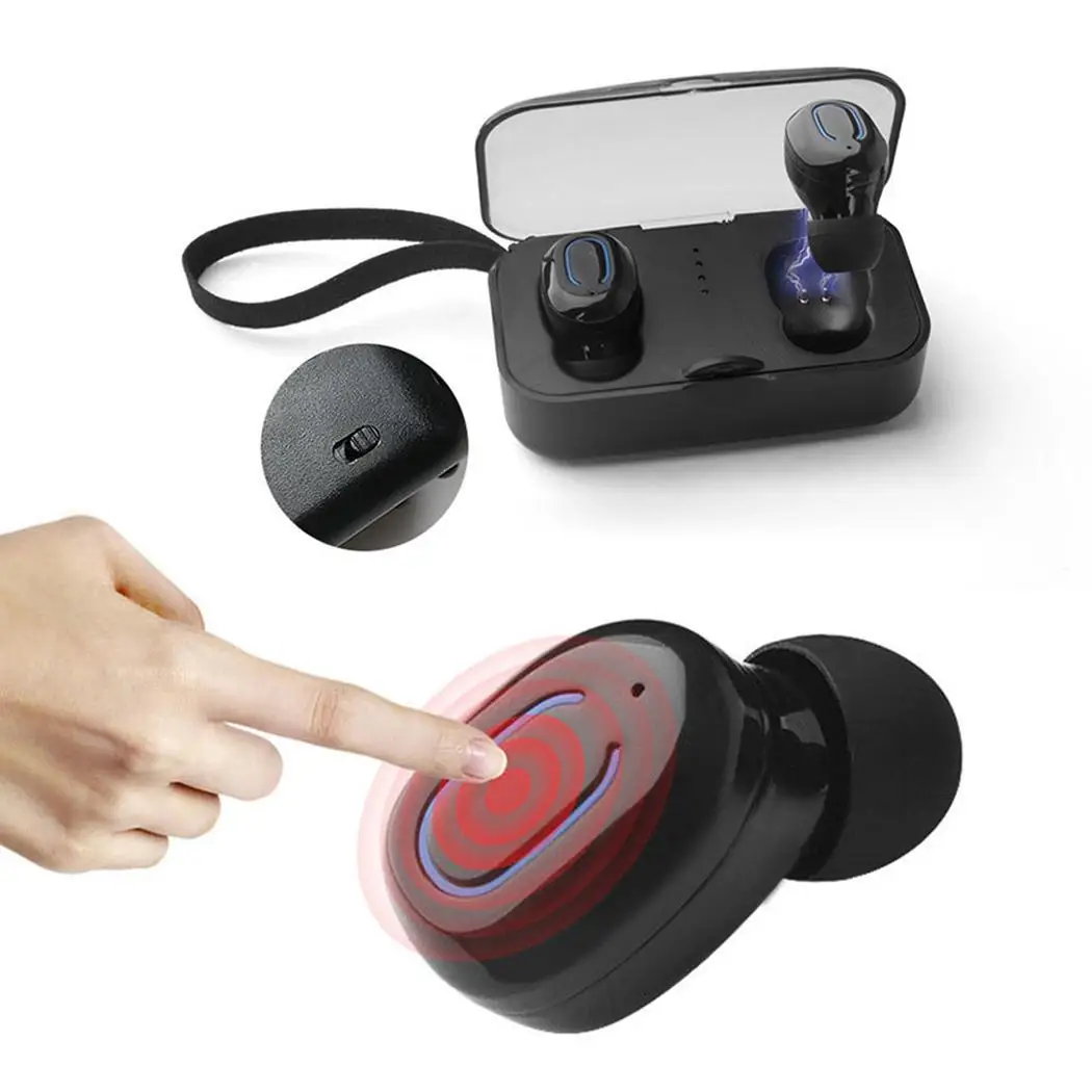 Общие мини беспроводные Bluetooth стерео наушники вкладыши DC5V гарнитура 20 Гц кГц