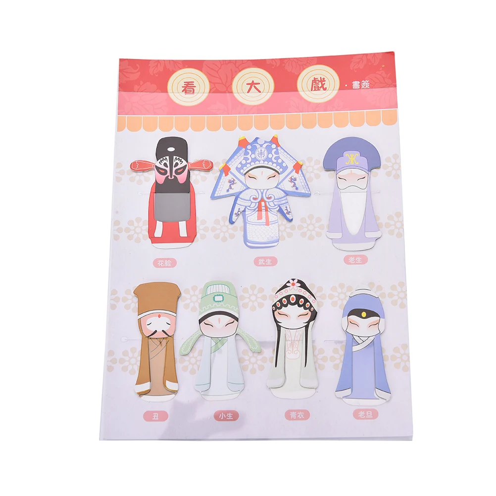 7 шт Китайская традиционная Пекинская опера мини закрепить зажим для бумаги