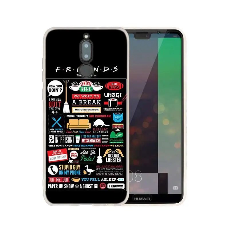 Hot 08 Чехлы для телефонов Perk coffee friends tv для huawei mate 30 20 10 Lite Pro, мягкий силиконовый чехол Y9 Nova 5T 5i 4 5 Pro - Цвет: Hot 08