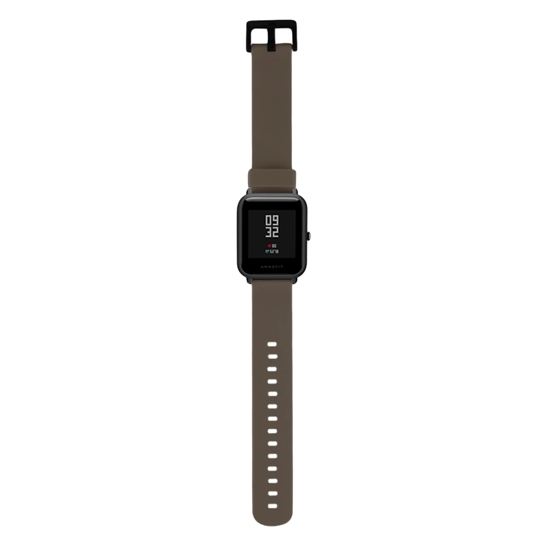 20 мм Силиконовые наручные часы ремешок для Xiaomi Huami Amazfit Bip BIT PACE Lite спортивный браслет умные часы аксессуары - Цвет ремешка: Коричневый